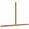 Ekena Millwork Portland Timber Gable Bracket, Western Red Cedar, 96"W x 56"H x 1 1/2"D x 3 1/2"F, 14/12 Pitch GBW096X56X0204POR00SWR - alternate 3